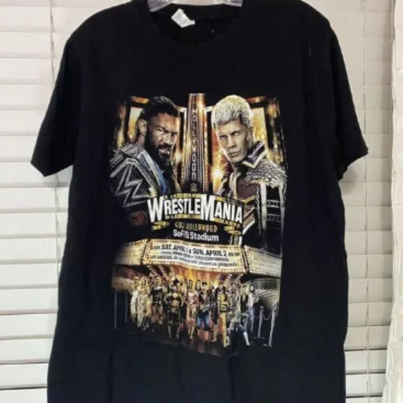 WWE Wrestlemania 39 2023 Brock Omos Parking Lot Shirt Medium‎ Hollywood - Picture 1 of 6